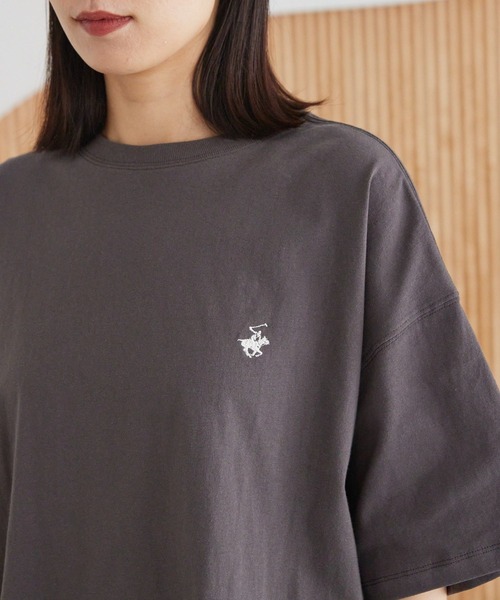 BEVERLY HILLS POLO CLUB(ビバリーヒルズポロクラブ)の「BH.POLO CLUB別注バックプリントTシャツ(Tシャツ/カットソー・レディース・サックスブルー/ブラック/オフホワイト・FREE)」の15枚目の写真