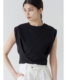 MURUA | ウエストタックノースリトップス(Tシャツ/カットソー)