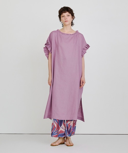 セール】リネンフリルワンピース（ワンピース）｜HOUSE OF LOTUS