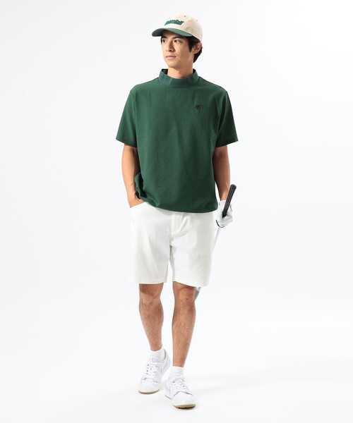BEAMS GOLF(ビームスゴルフ)の「ORANGE LABEL / ドットエア(R) モックネックシャツ(Tシャツ/カットソー・メンズ・ネイビー/グリーン/グレー・SMALL/MEDIUM/LARGE/X-LARGE)」の11枚目の写真
