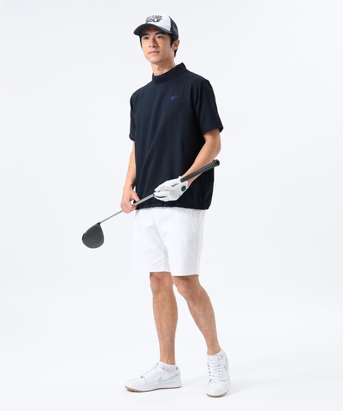 BEAMS GOLF(ビームスゴルフ)の「ORANGE LABEL / ドットエア(R) モックネックシャツ(Tシャツ/カットソー・メンズ・ネイビー/グリーン/グレー・SMALL/MEDIUM/LARGE/X-LARGE)」の15枚目の写真