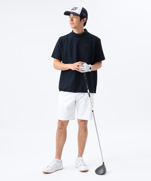 BEAMS GOLF(ビームスゴルフ)の「ORANGE LABEL / ドットエア(R) モックネックシャツ(Tシャツ/カットソー・メンズ・ネイビー/グリーン/グレー・SMALL/MEDIUM/LARGE/X-LARGE)」の16枚目の写真