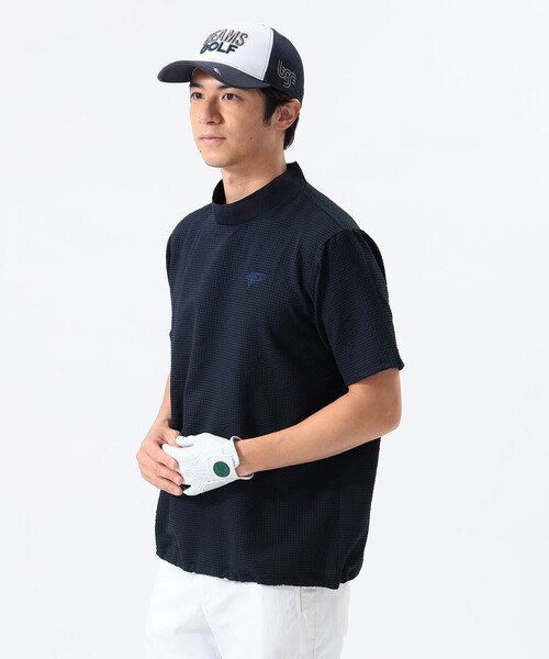 BEAMS GOLF(ビームスゴルフ)の「ORANGE LABEL / ドットエア(R) モックネックシャツ(Tシャツ/カットソー・メンズ・ネイビー/グリーン/グレー・SMALL/MEDIUM/LARGE/X-LARGE)」の18枚目の写真