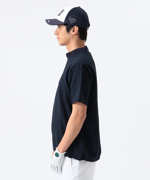 BEAMS GOLF(ビームスゴルフ)の「ORANGE LABEL / ドットエア(R) モックネックシャツ(Tシャツ/カットソー・メンズ・ネイビー/グリーン/グレー・SMALL/MEDIUM/LARGE/X-LARGE)」の19枚目の写真