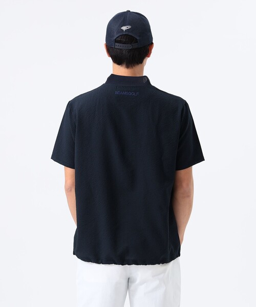 BEAMS GOLF(ビームスゴルフ)の「ORANGE LABEL / ドットエア(R) モックネックシャツ(Tシャツ/カットソー・メンズ・ネイビー/グリーン/グレー・SMALL/MEDIUM/LARGE/X-LARGE)」の20枚目の写真