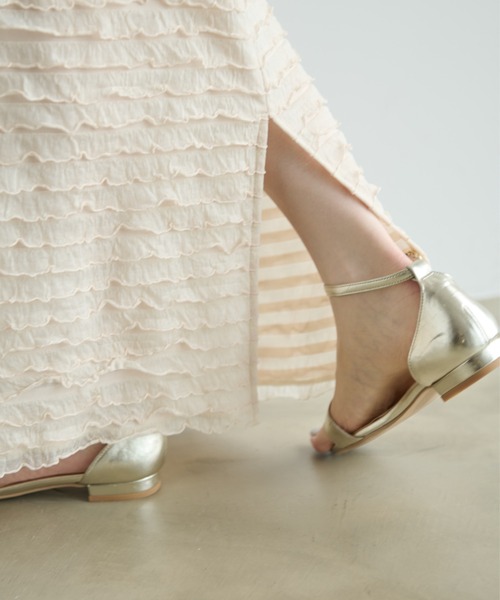 Shelly island（シェリーアイランド）の「フリルティアードIラインスカート（スカート・レディース・ブラック/ホワイト/レッド・FREE）」の16枚目の写真