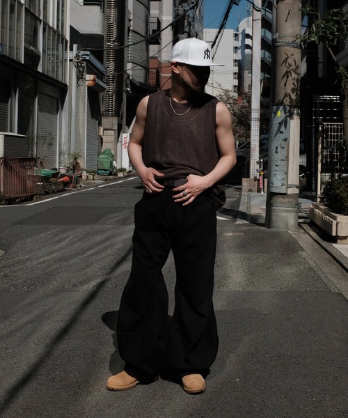 2AM(ツーエイエム)の「NAM ナム / TRUMPET WASHED DENIM(デニムパンツ・メンズ・ブラック・ONE SIZE)」の11枚目の写真