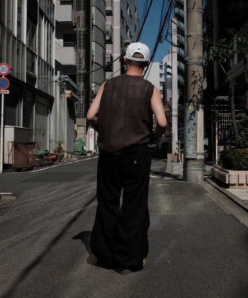 2AM(ツーエイエム)の「NAM ナム / TRUMPET WASHED DENIM(デニムパンツ・メンズ・ブラック・ONE SIZE)」の3枚目の写真