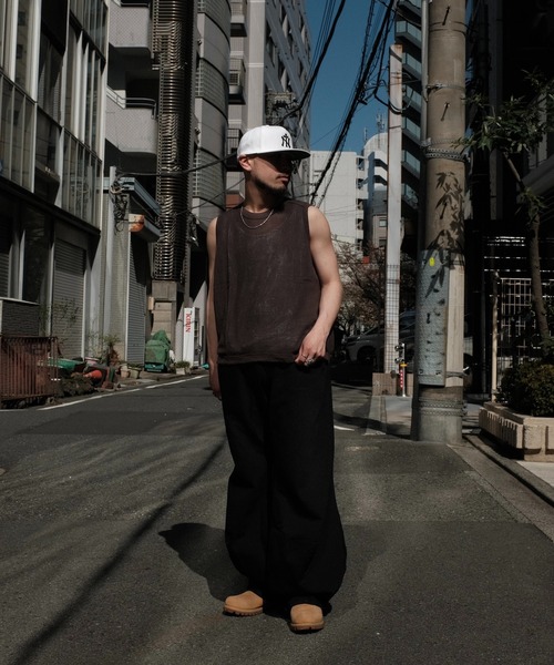 2AM(ツーエイエム)の「NAM ナム / TRUMPET WASHED DENIM(デニムパンツ・メンズ・ブラック・ONE SIZE)」の5枚目の写真