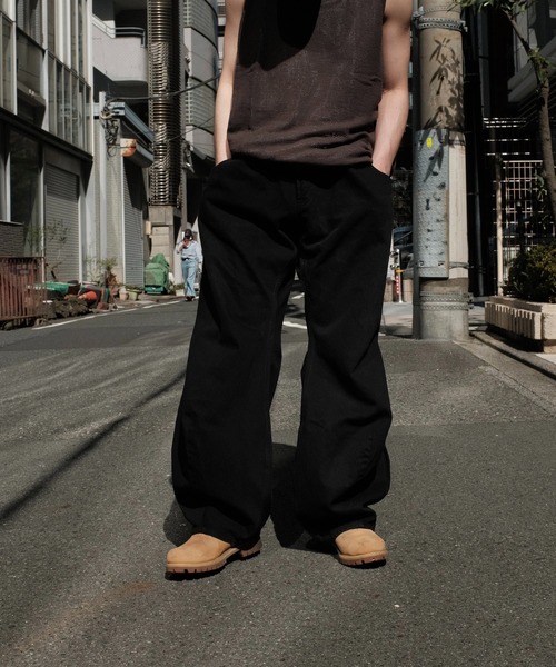 2AM(ツーエイエム)の「NAM ナム / TRUMPET WASHED DENIM(デニムパンツ・メンズ・ブラック・ONE SIZE)」の10枚目の写真