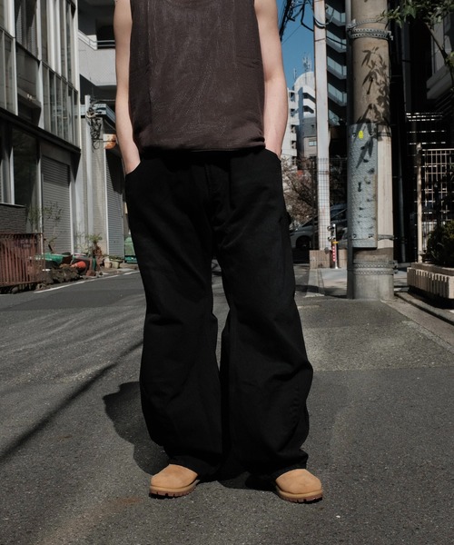 2AM(ツーエイエム)の「NAM ナム / TRUMPET WASHED DENIM(デニムパンツ・メンズ・ブラック・ONE SIZE)」の9枚目の写真