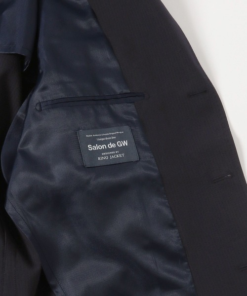 GLOBAL WORK(グローバルワーク)の「シアサッカージャケット/Salon de GW/253198(テーラードジャケット・メンズ・グリーン系その他7/ダークブラウン/ネイビー・LARGE/MEDIUM/SMALL/X-LARGE)」の15枚目の写真
