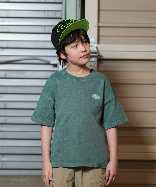 Dickies（ディッキーズ）の「Dickies/ディッキーズ DK MS ｻｰｸﾙﾛｺﾞ PRINT S/S T キッズ Tシャツ 81220200（Tシャツ/カットソー・キッズ・ホワイト/グリーン/ブラック・160cm/150cm/140cm/130cm）」の19枚目の写真