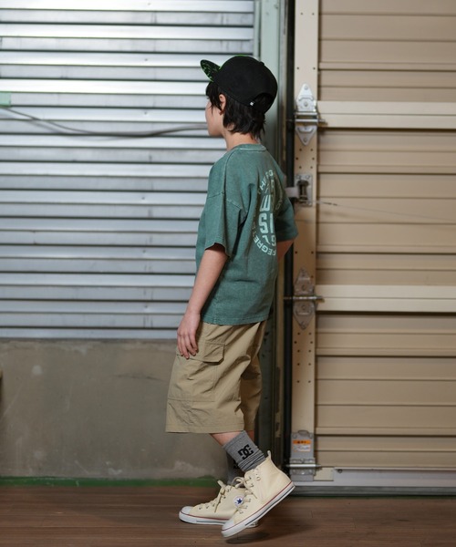 Dickies（ディッキーズ）の「Dickies/ディッキーズ DK MS ｻｰｸﾙﾛｺﾞ PRINT S/S T キッズ Tシャツ 81220200（Tシャツ/カットソー・キッズ・ホワイト/グリーン/ブラック・160cm/150cm/140cm/130cm）」の21枚目の写真