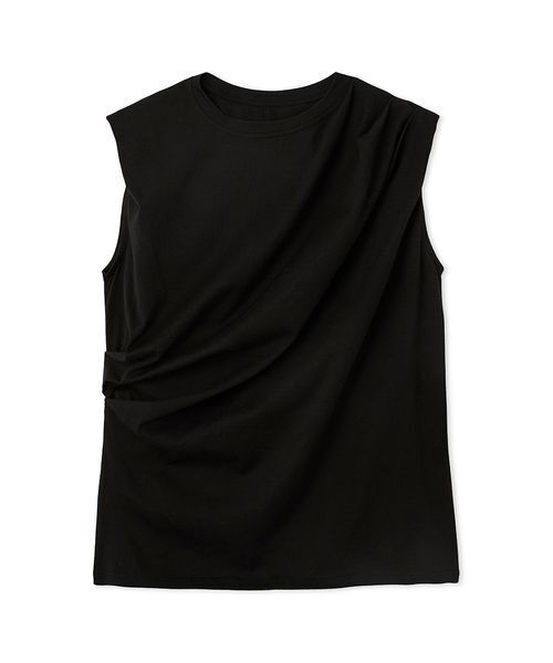 エミ emmi×PlaX TM タックデザイントップス emmi セール】【emmi×PlaX（TM）】タックデザイントップス（Tシャツ