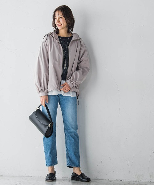 LAUTREAMONT（ロートレアモン）の「【JAPAN BLUE JEANS】テーパードパンツ≪洗濯機で洗える≫（デニムパンツ・レディース・ネイビー/ライトブルー・9号/11号/7号）」の20枚目の写真