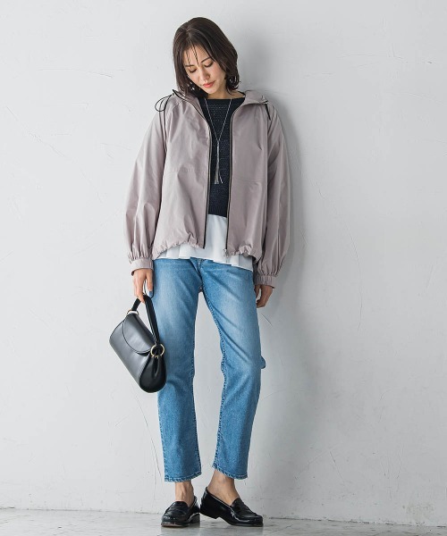 LAUTREAMONT（ロートレアモン）の「【JAPAN BLUE JEANS】テーパードパンツ≪洗濯機で洗える≫（デニムパンツ・レディース・ネイビー/ライトブルー・9号/11号/7号）」の21枚目の写真