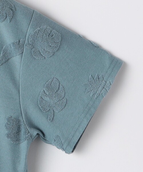 SHIPS(シップス)の「SHIPS KIDS:140~150cm / パイル ジャカード TEE(Tシャツ/カットソー・キッズ・オフホワイト/ブルー系・140/150)」の4枚目の写真