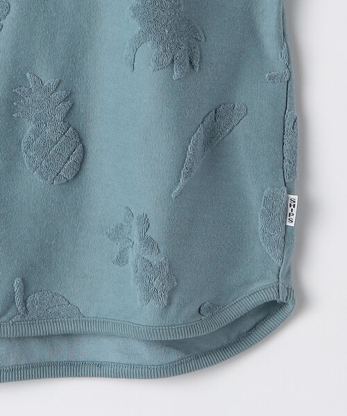 SHIPS(シップス)の「SHIPS KIDS:140~150cm / パイル ジャカード TEE(Tシャツ/カットソー・キッズ・オフホワイト/ブルー系・140/150)」の5枚目の写真