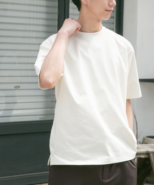 (アンウンジン着用)フライ SCRAPPED Tシャツ(WHITE) L.L.Bean｜ジャパン・フィット ケアフリー・アンシュリンカブル