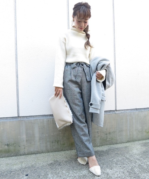 Chico(チコ)の「ウエストリボンワイドパンツ(その他パンツ・レディース・ベージュ/ブラック/その他20・FREE)」の1枚目の写真