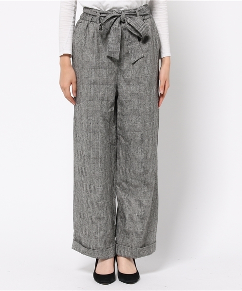 Chico(チコ)の「ウエストリボンワイドパンツ(その他パンツ・レディース・ベージュ/ブラック/その他20・FREE)」の4枚目の写真