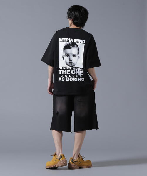 DANKE SCHON(ダンケシェーン)の「【WEB&DEPOT限定】DankeSchon/ダンケシェーン/16OE S/S TEE KEEP(Tシャツ/カットソー・レディース・ホワイト/ブラック・L/M/S)」の5枚目の写真