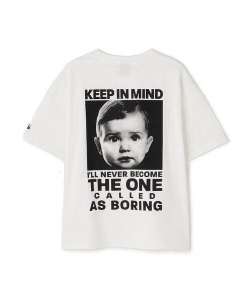 DANKE SCHON(ダンケシェーン)の「【WEB&DEPOT限定】DankeSchon/ダンケシェーン/16OE S/S TEE KEEP(Tシャツ/カットソー・レディース・ホワイト/ブラック・L/M/S)」の18枚目の写真