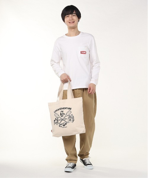 CHUMS(チャムス)の「【CHUMS/チャムス】 かせきさいだぁ Canvas ToteBag(トートバッグ・レディース・その他1/その他2/その他3・FREE)」の4枚目の写真