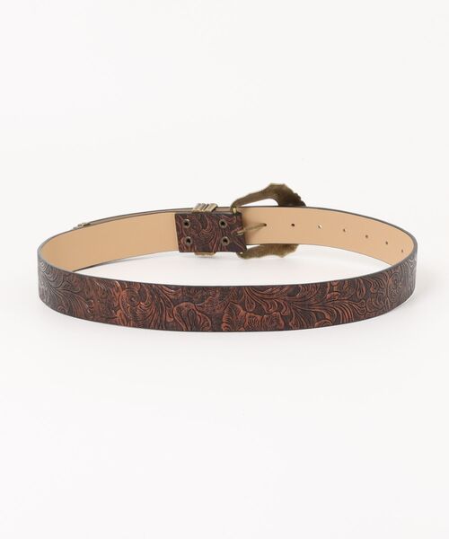 Port(ポート)の「【 Port / ポート 】 ウエスタン エンボス バックル ベルト(ベルト・レディース・ブラウン/ブラック/ブラック系その他・FREE)」の14枚目の写真