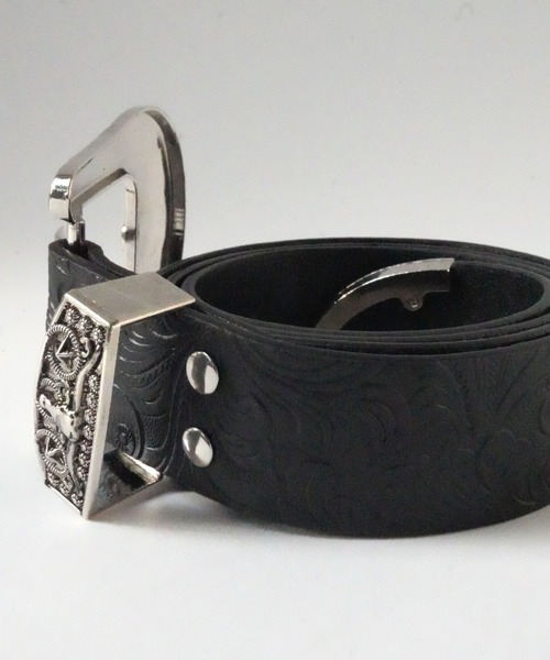 Port(ポート)の「【 Port / ポート 】 ウエスタン エンボス バックル ベルト(ベルト・レディース・ブラウン/ブラック/ブラック系その他・FREE)」の15枚目の写真