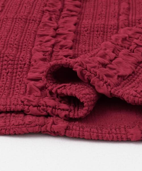 URBAN RESEARCH ROSSO WOMEN(アーバンリサーチ ロッソ)の「ジャガードイージーストレートスカート(スカート・レディース・ブラック/レッド・FREE)」の17枚目の写真