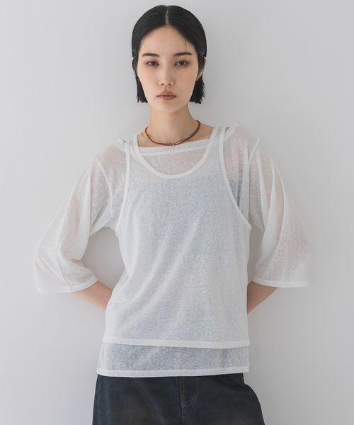 JEANASIS(ジーナシス)の「ステンレスカラー2レンネックレス/414143(ネックレス・レディース・ブラック系その他/ピンク系その他/レッド系その他・FREE)」の4枚目の写真