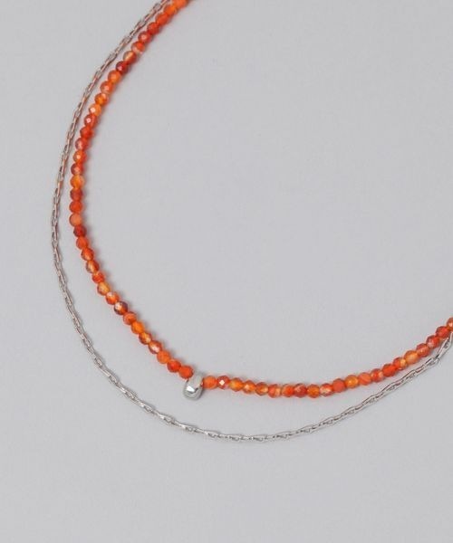 JEANASIS(ジーナシス)の「ステンレスカラー2レンネックレス/414143(ネックレス・レディース・ブラック系その他/ピンク系その他/レッド系その他・FREE)」の9枚目の写真