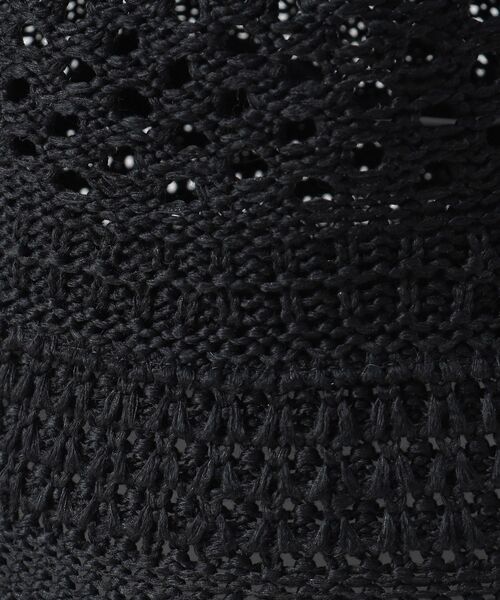 tk.TAKEO KIKUCHI（ティーケータケオキクチ）の「ニットバケットハット（ハット・メンズ・ブラック・00）」の8枚目の写真