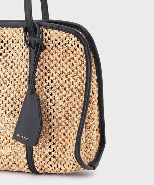 GRACE CONTINENTAL(グレースコンチネンタル)の「ORSETTOスクエアーバッグ(ハンドバッグ・レディース・ホワイト/ブラック・FREE)」の7枚目の写真