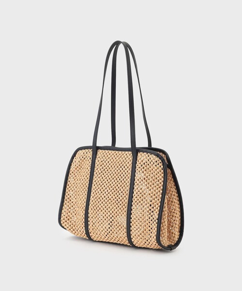 GRACE CONTINENTAL(グレースコンチネンタル)の「ORSETTOスクエアーバッグ(ハンドバッグ・レディース・ホワイト/ブラック・FREE)」の8枚目の写真