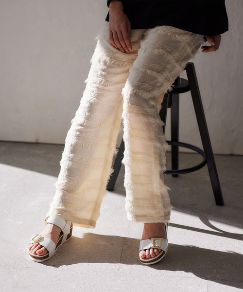 ara（アラ）の「ara/ [12-38510] NORDERNEY-S エナメル×ゴールドバックル 厚底サンダル（サンダル・レディース・ホワイト/ブラック・38/39/35/36/37/40）」の20枚目の写真