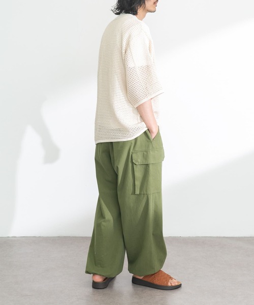 ARMY TWILL（アーミーツイル）の「ARMY TWILL　Cotton Mesh T-shirts（Tシャツ/カットソー・メンズ・ブラック/ホワイト系その他・SMALL/MEDIUM/LARGE）」の5枚目の写真