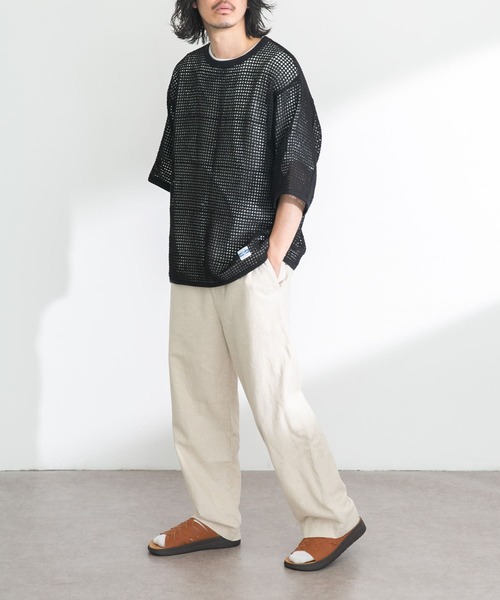 ARMY TWILL（アーミーツイル）の「ARMY TWILL　Cotton Mesh T-shirts（Tシャツ/カットソー・メンズ・ブラック/ホワイト系その他・SMALL/MEDIUM/LARGE）」の8枚目の写真