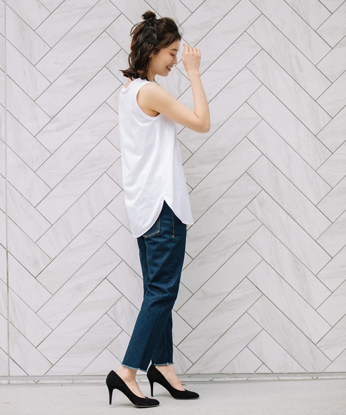 Munich(ミューニック)の「プレミアムコットンタンクトップ(タンクトップ・レディース・ブラック/ホワイト・FREE)」の15枚目の写真