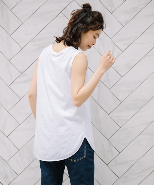 Munich(ミューニック)の「プレミアムコットンタンクトップ(タンクトップ・レディース・ブラック/ホワイト・FREE)」の16枚目の写真