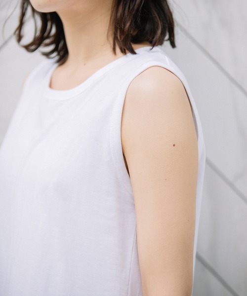 Munich(ミューニック)の「プレミアムコットンタンクトップ(タンクトップ・レディース・ブラック/ホワイト・FREE)」の12枚目の写真