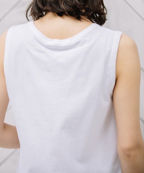 Munich(ミューニック)の「プレミアムコットンタンクトップ(タンクトップ・レディース・ブラック/ホワイト・FREE)」の11枚目の写真