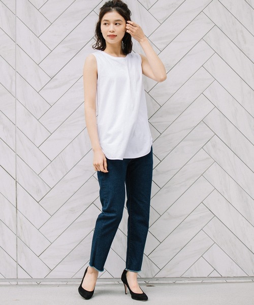 Munich(ミューニック)の「プレミアムコットンタンクトップ(タンクトップ・レディース・ブラック/ホワイト・FREE)」の14枚目の写真