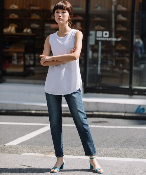 Munich(ミューニック)の「プレミアムコットンタンクトップ(タンクトップ・レディース・ブラック/ホワイト・FREE)」の15枚目の写真