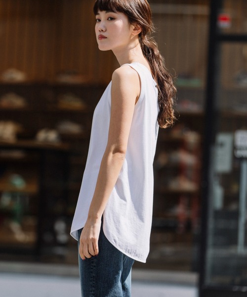 Munich(ミューニック)の「プレミアムコットンタンクトップ(タンクトップ・レディース・ブラック/ホワイト・FREE)」の17枚目の写真