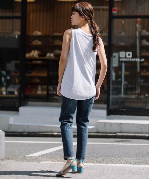 Munich(ミューニック)の「プレミアムコットンタンクトップ(タンクトップ・レディース・ブラック/ホワイト・FREE)」の16枚目の写真