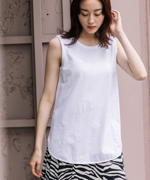 Munich(ミューニック)の「プレミアムコットンタンクトップ(タンクトップ・レディース・ブラック/ホワイト・FREE)」の22枚目の写真