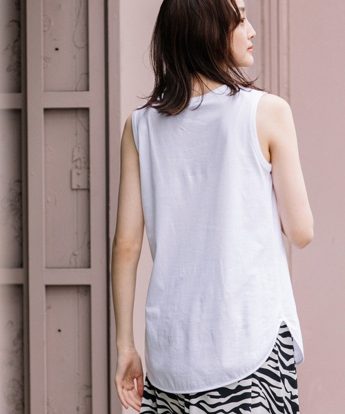 Munich(ミューニック)の「プレミアムコットンタンクトップ(タンクトップ・レディース・ブラック/ホワイト・FREE)」の21枚目の写真